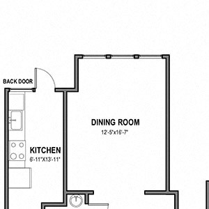 3 Bedroom 1.5 Bath Floor Plan 3 Bedroom 1.5 Bath Floor Plan